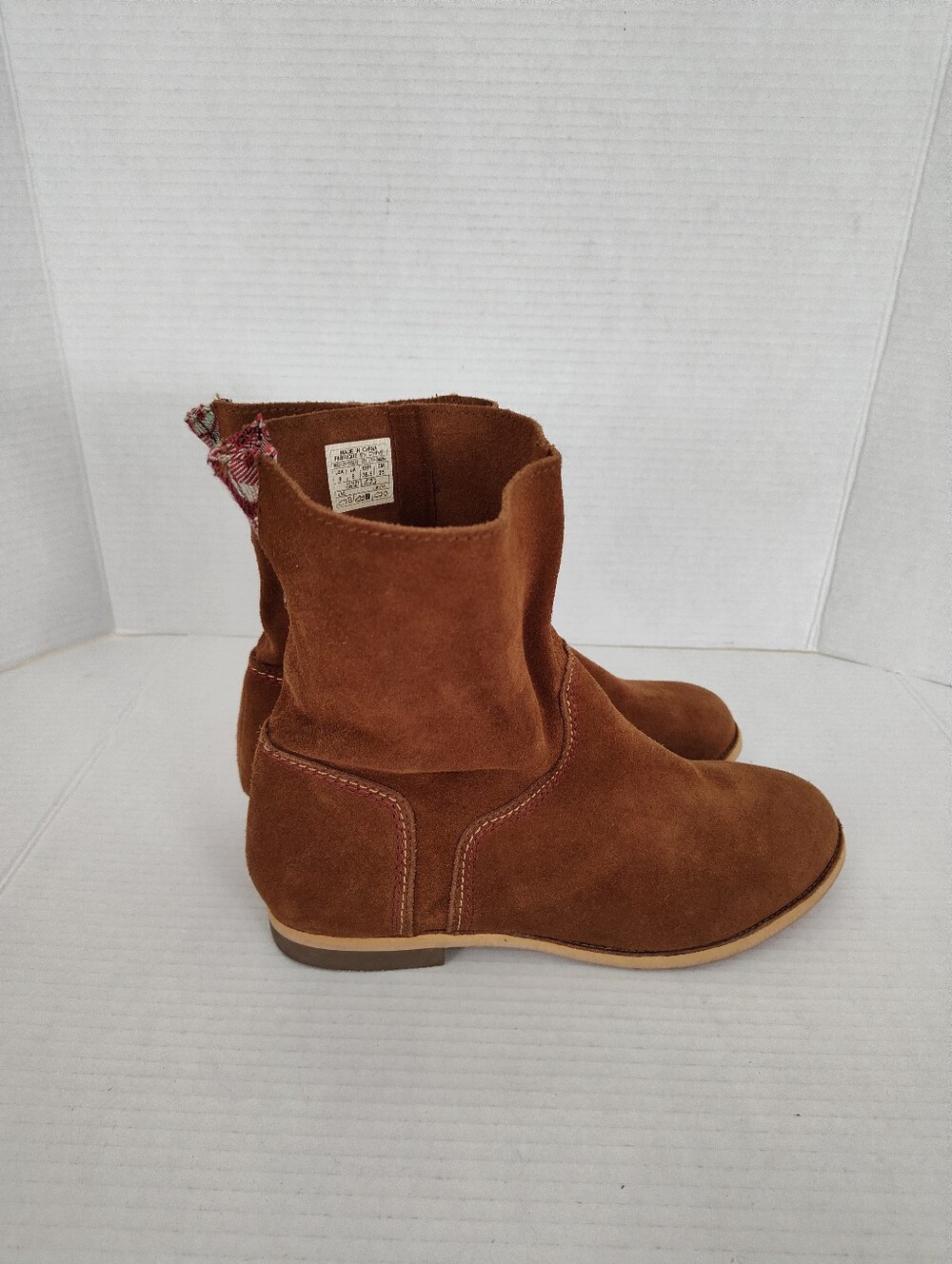 Reef Women's Brown Suede Pull on Low Desert Boots size 8
